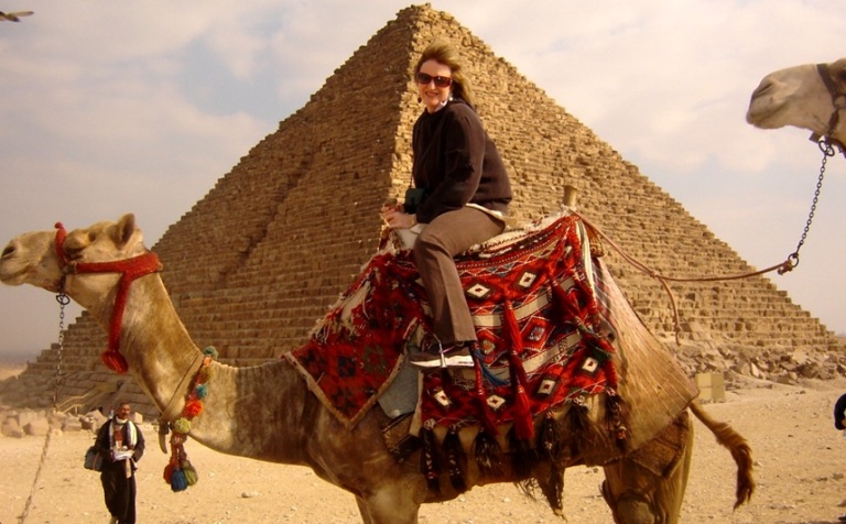 camel ride Pyramids